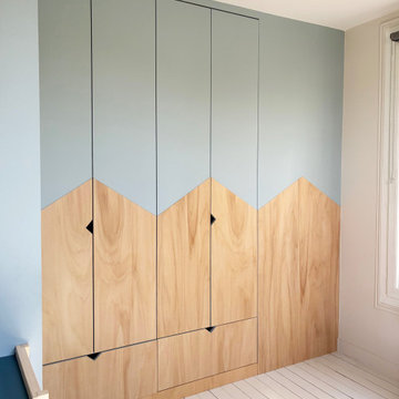 Maison couleur Rivière - Rénovation partielle et design de mobiliers