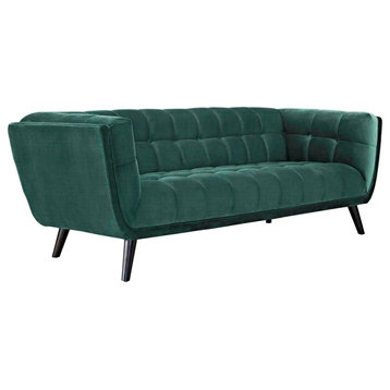 Modern Contemporary Urban Design Living Lounge Room Sofa, Green, Fabric