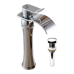 Leon Single Handle Bathroom Sink Faucet with Drain - Bathroom Sink Faucets