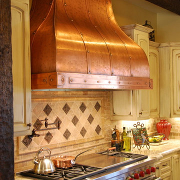 Livermore Residence Copper Range Hood