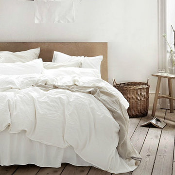White Linen Duvet Cover