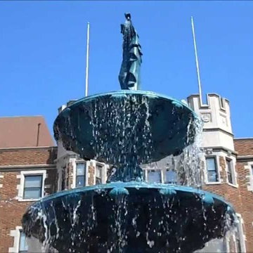 Benedictine college fountain