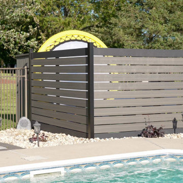 Pool Deck with Covered Living Space
