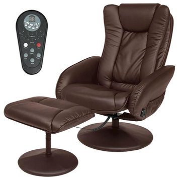 Beautiful Leather Electric Massage Recliner Chair