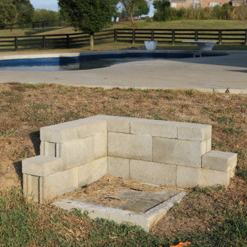 Inground Fiberglass Pool (w/ Diving board)
