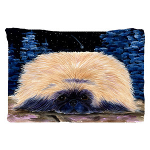 Starry Night Corgi Moisture Wicking Fabric Standard Pillowcase Traditional Pillowcases And Shams By The Store