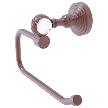 Pacific Grove Euro Style Twisted Toilet Tissue Holder, Antique Copper