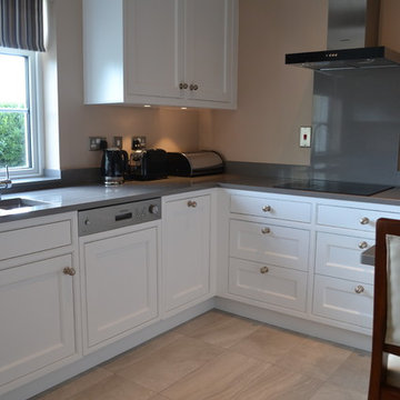 Kitchen Refurbishment hand painted quartz worktop