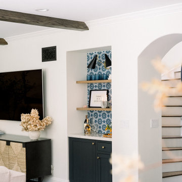 Home Bar + Living Space