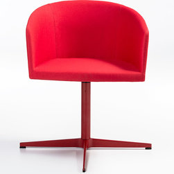 Barclay 4-Star Swivel Armchair by B&T - Dining Chairs