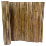 Master Garden Products - Tonkin Bamboo Fence, 0.75" Diameter Poles, 8'x6' - This item makes an excellent privacy bamboo fence with its naturally straight and compact form.  Tonkin bamboo lasts longer than other bamboo material, they are crack resistant and make excellent outdoor bamboo fencing. These bamboo fences come in rolls, so they are flexible and easy to set up in tight spaces as well as on sloping, un-leveled landscape.