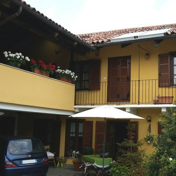 Typical house in a medieval old town