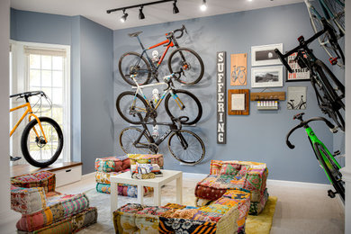 Example of an eclectic home design design in Philadelphia