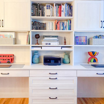 Organizing a Kids study space or home office