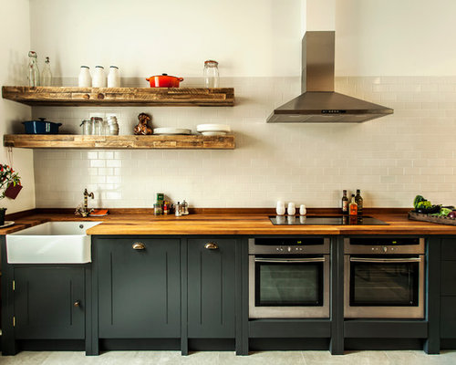 Best Industrial Loft Kitchen Design Ideas & Remodel Pictures | Houzz  Industrial Loft Kitchen Photos