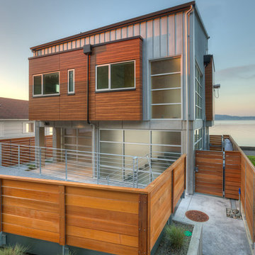 Tsunami House, Resilient Design, Camano Island WA