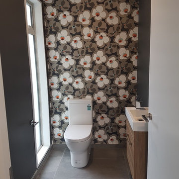 Adding interest and colour with wallpaper features