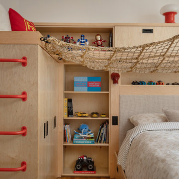 Indoor Climbing Bed with Rope Hammock