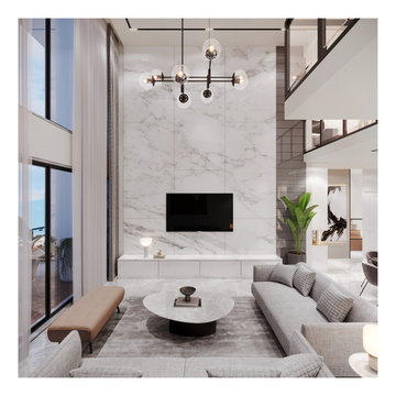 Duplex TV Unit | Contemporary | Artis Interiorz | Bangalore