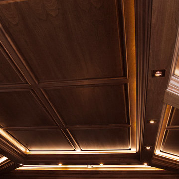 Wood Paneled Library