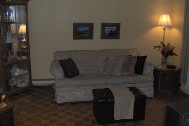 Elegant living room photo in Other