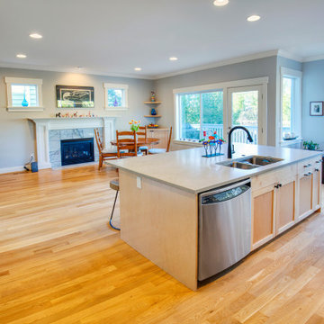 West Woodland Kitchen in Teal