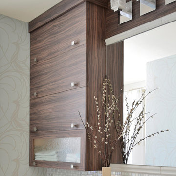 Salle de bain Paons