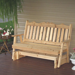 Cedar Royal English Glider - Outdoor Gliders