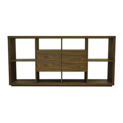 Malta Bookcase with Drawers - Bookcases