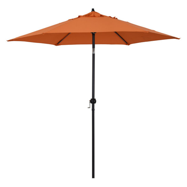 Astella 9' Round Outdoor Patio Umbrella w/ Push Tilt, Polyester, Tusca