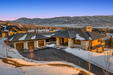 Example of a trendy exterior home design in Salt Lake City