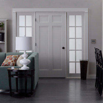adorne Devices Installed throughout Living Room + Kitchen
