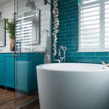 Color Pop Bath Remodel