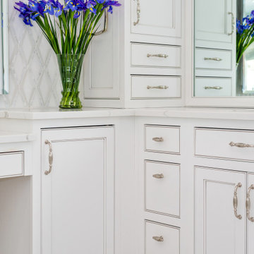 Fox Traditional Master Bathroom with Custom Vanity