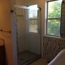 Master bath Kohler Levity Shower door - Shower Doors