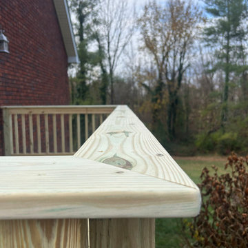 6' x 12' Pressure-Treated Wood Deck