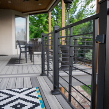 Elegant Multi-Level Patio Deck and Patio Cover in Niwot