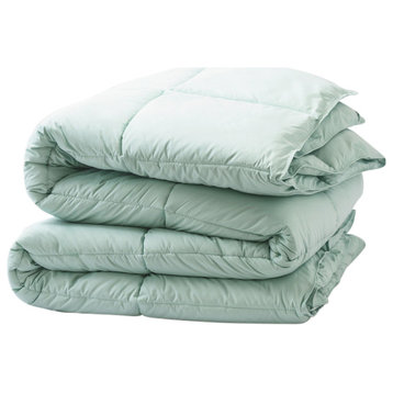 Down-Alternative Comforter, Seafoam, Twin