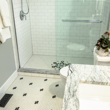 Craftsman Farmhouse Guest Bath