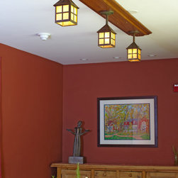 Brass Light Gallery - Dining Room Lighting - Outdoor Flush-mount Ceiling Lighting