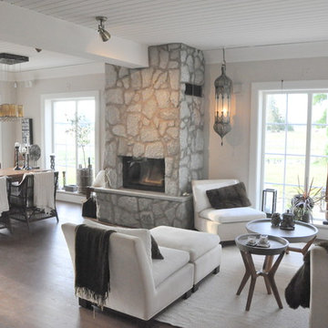New England inspired ranch in Sweden