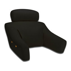 Cequal Products / BedLounge - BedLounge in Feather & Down Fill, Black, Regular - Products