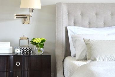 Elegant bedroom photo in Toronto