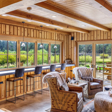 Vandevert Ranch Historic Homestead with NanaWall Aluminum Clad Folding Doors
