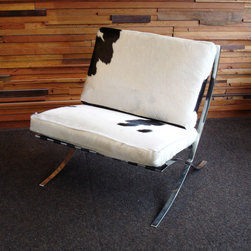 Barcelona chair ,cowhide No. 2 - Living Room Chairs