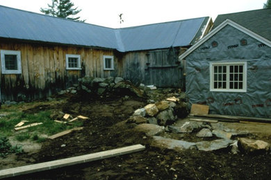 Inspiration for a timeless exterior home remodel in Manchester