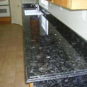 Best Volga Blue Granite Kitchen Worktops Sale by Astrum Granite UK