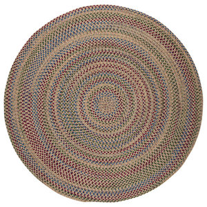 Colonial Mills Corsair Banded Round Area Rug 14X14 Navy 