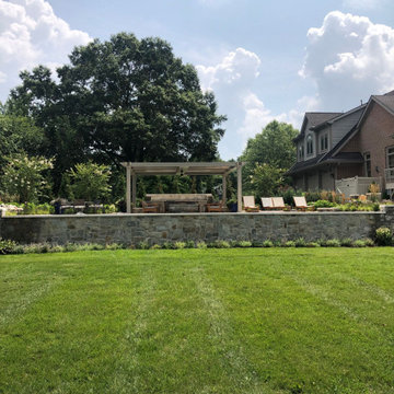 Galena, MD - Lunar Quartz Finish Pool With Extended Bench & Tanning Ledge