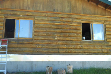 Log cabins